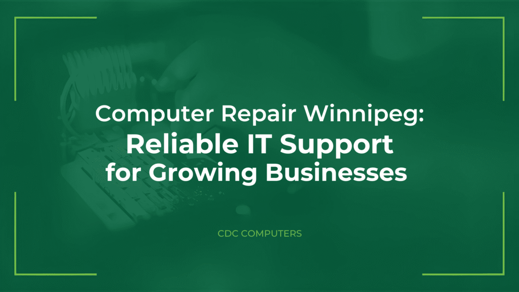 Computer repair Winnipeg