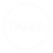Dell logo in white, representing premium hardware solutions for corporate IT services by CDC Computers.