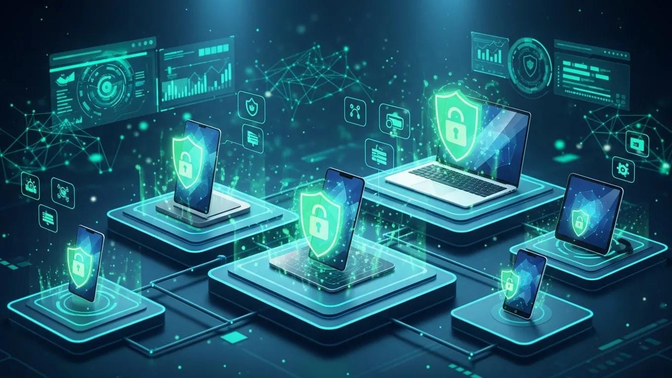 Endpoint protection technologies securing devices against cyber threats